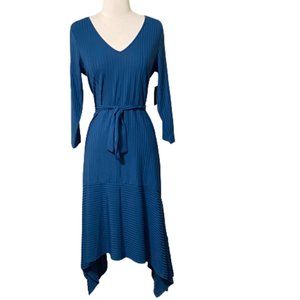 NWT Messini Mallard Teal Rib Dress Size M
